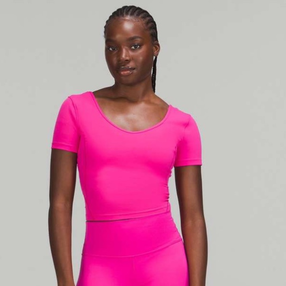 Lululemon Align t-shirt in Sonic Pink